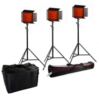 Bresser SH-600 LED Set - 3x LED en 3x Statief